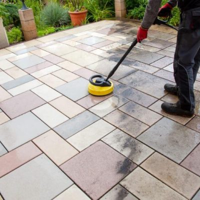 Patio cleaning