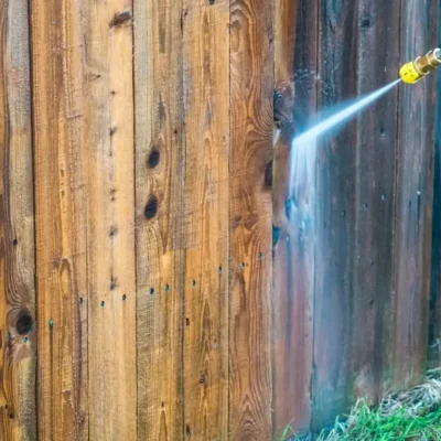 Power Wash Fence